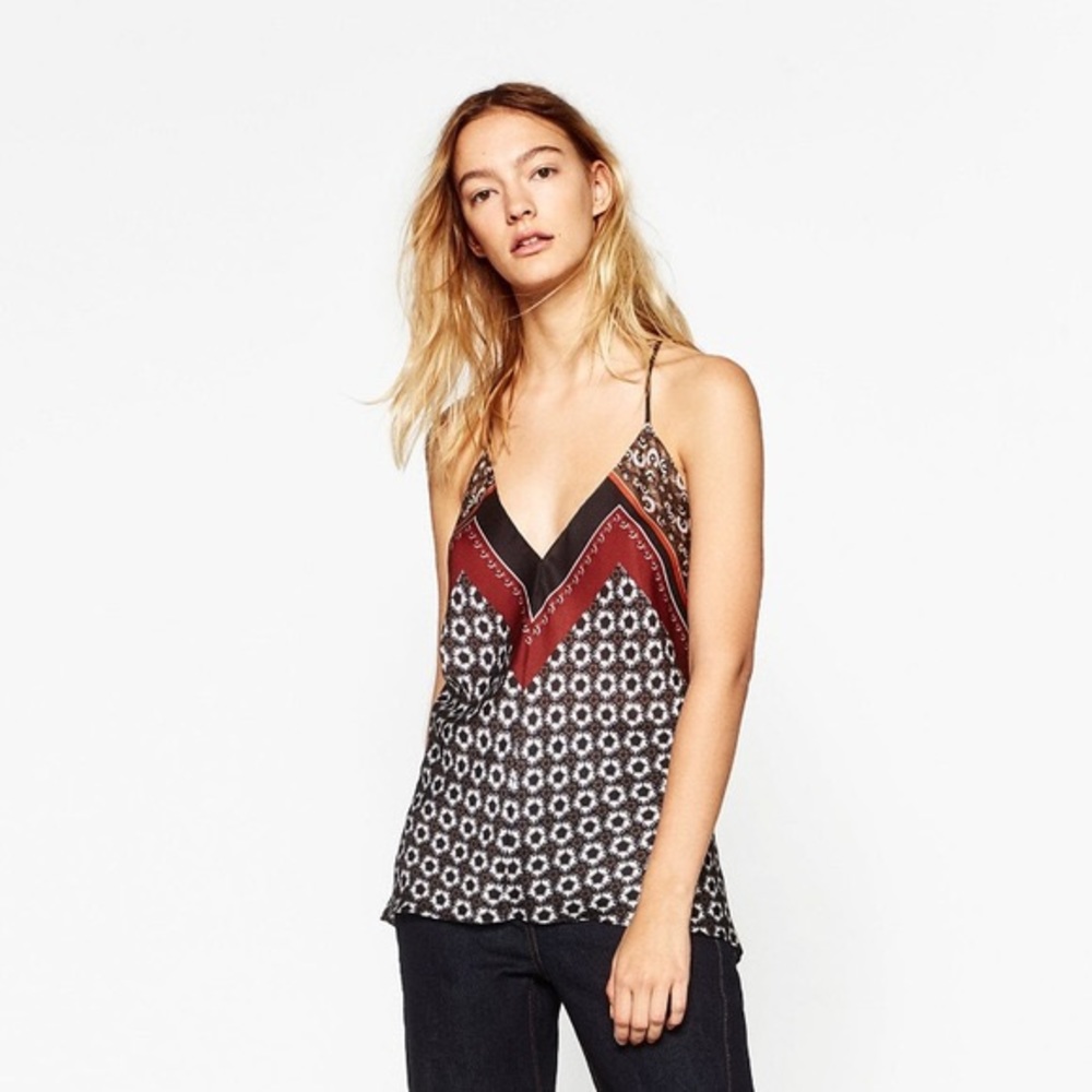 Zara handkerchief top